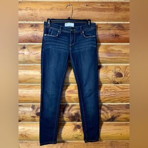 Free People 61855-16515125 Medium Wash Slim Skinny Distressed Jeans Size…